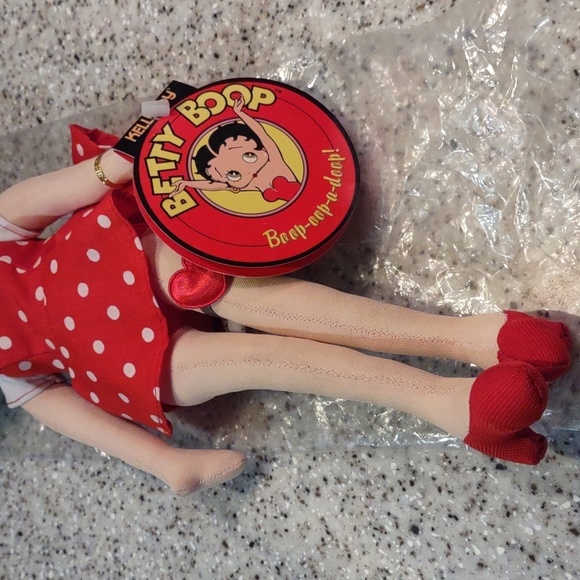 Betty Boop Birthday Betty 1999 Vintage Plush Doll By Kelly Toys - Picture 3 of 9